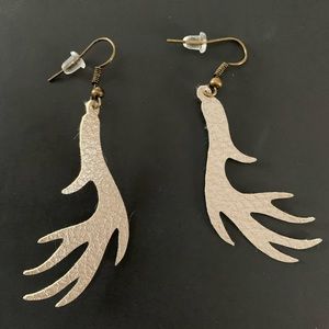 Leather earrings